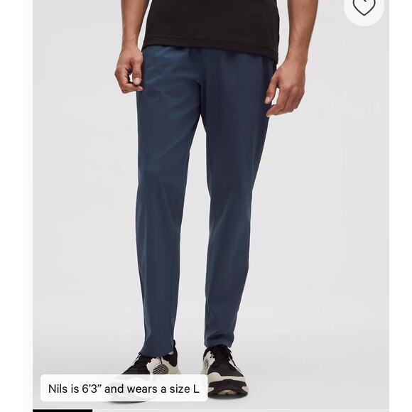 Lululemon Men’s ABC Slim Pull-On Pant M Medium NWT $98 Navy Blue - Picture 1 of 4